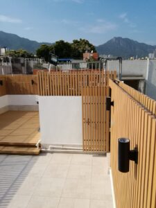 九龍塘又一村天台戶外木工程11