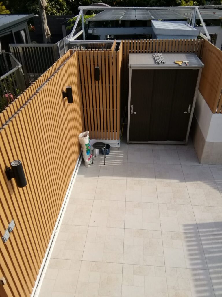 九龍塘又一村天台戶外木工程12