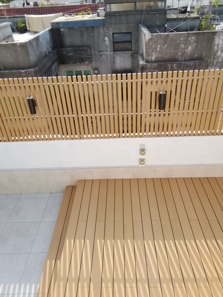 九龍塘又一村天台戶外木工程13