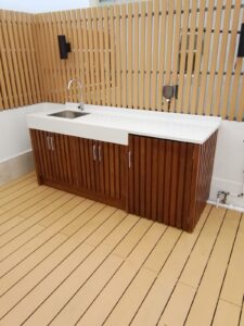 九龍塘又一村天台戶外木工程18