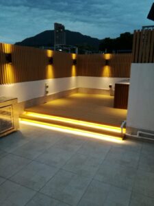 九龍塘又一村天台戶外木工程19