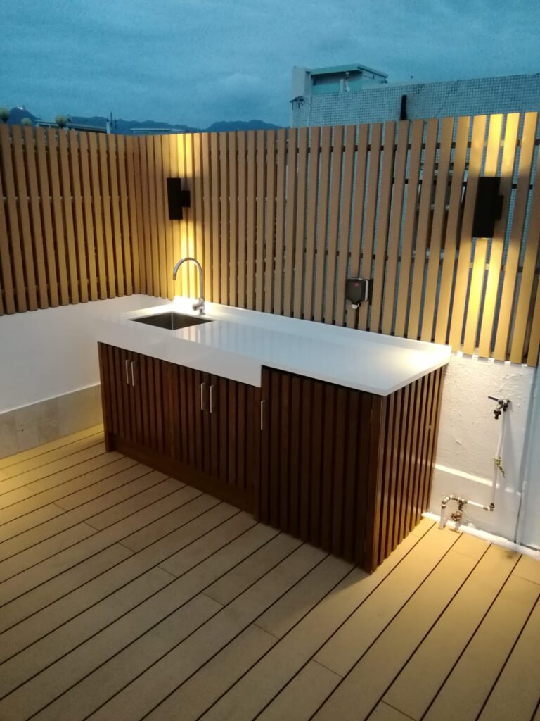 九龍塘又一村天台戶外木工程21