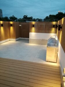 九龍塘又一村天台戶外木工程22