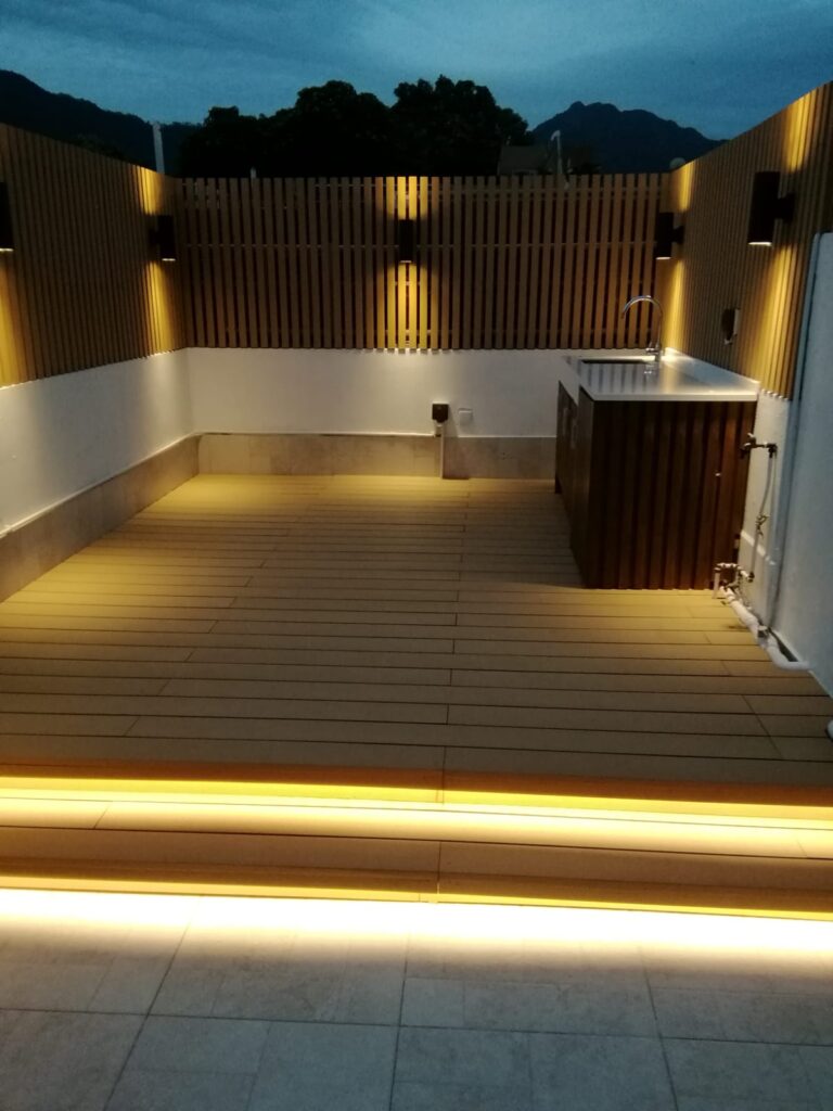 九龍塘又一村天台戶外木工程23