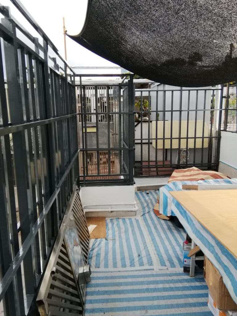 九龍塘又一村天台戶外木工程4