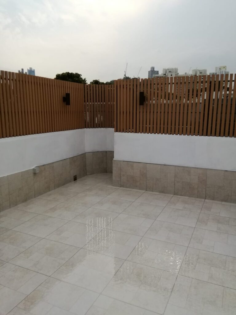 九龍塘又一村天台戶外木工程5