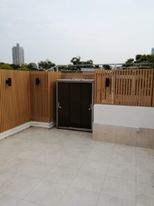 九龍塘又一村天台戶外木工程7