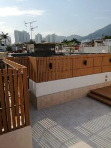 九龍塘又一村天台戶外木工程9