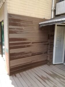 元朗金閣豪苑2座地下戶外木工程1