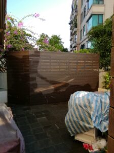 元朗金閣豪苑2座地下戶外木工程10