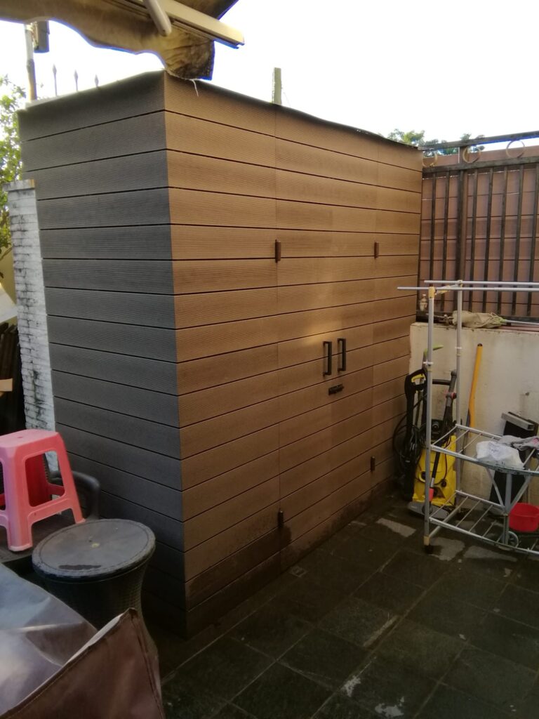 元朗金閣豪苑2座地下戶外木工程12