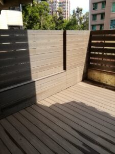 元朗金閣豪苑2座地下戶外木工程2