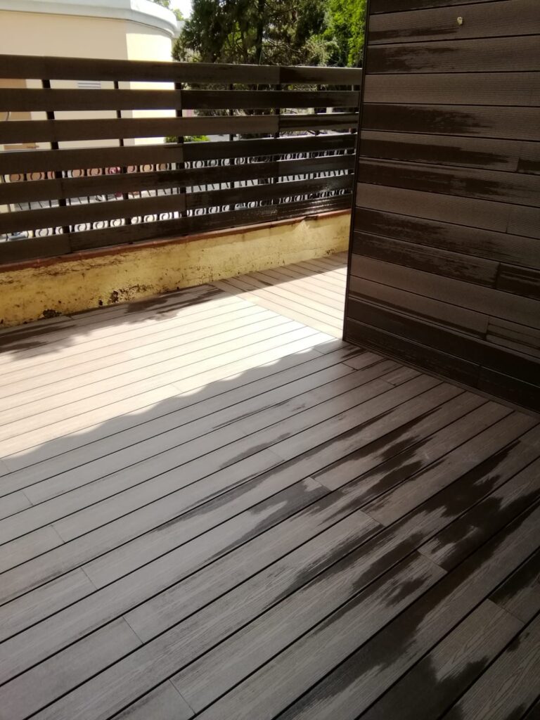 元朗金閣豪苑2座地下戶外木工程3