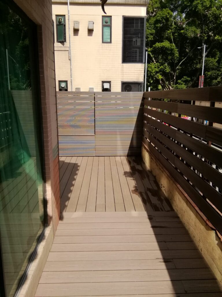 元朗金閣豪苑2座地下戶外木工程5