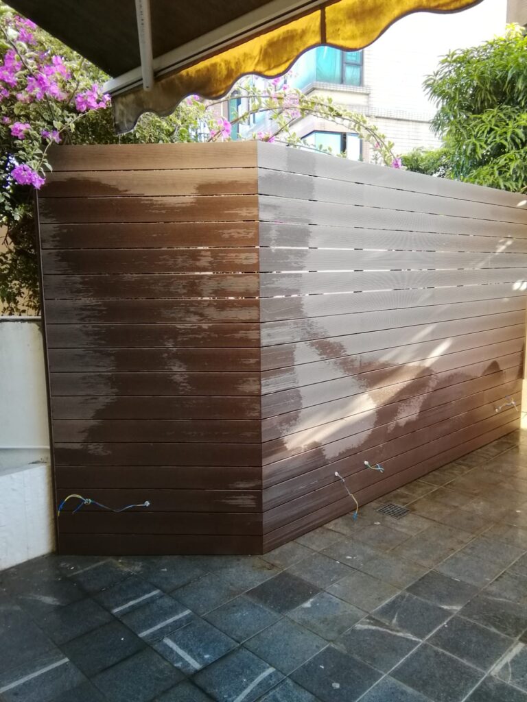 元朗金閣豪苑2座地下戶外木工程8