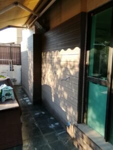 元朗金閣豪苑2座地下戶外木工程9