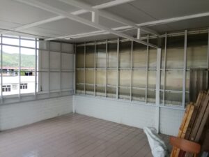 元朗順豐圍天台戶外木花園工程1