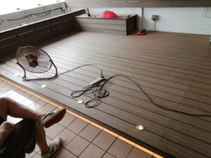 元朗順豐圍天台戶外木花園工程10