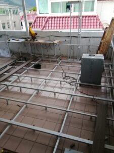 元朗順豐圍天台戶外木花園工程2