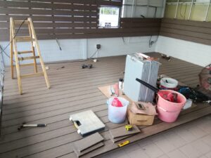 元朗順豐圍天台戶外木花園工程7