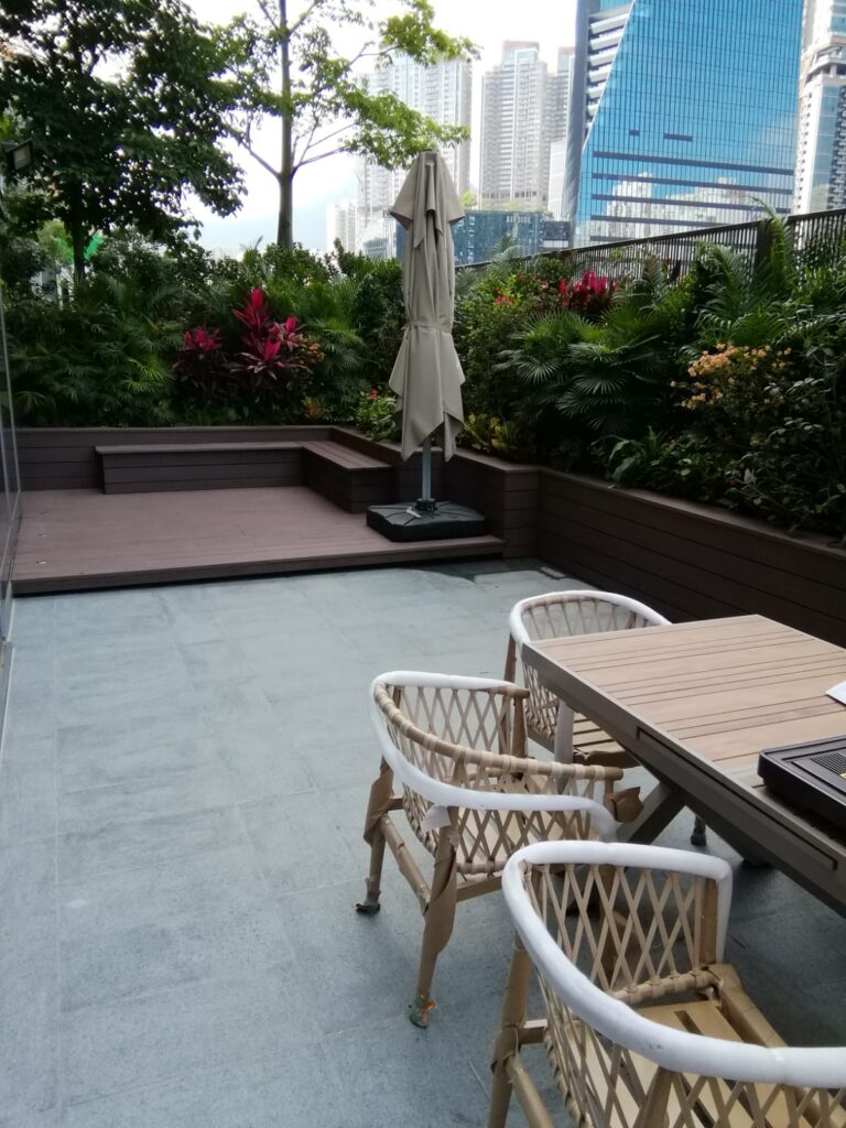 啟德尚珒盈地下後花園戶外木花園工程11