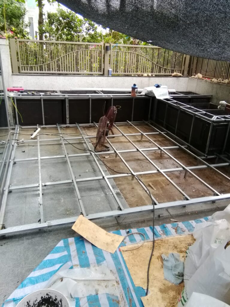 啟德尚珒盈地下後花園戶外木花園工程2