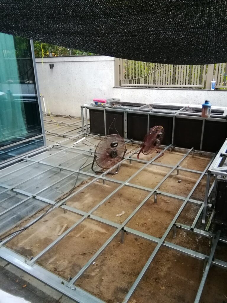 啟德尚珒盈地下後花園戶外木花園工程3