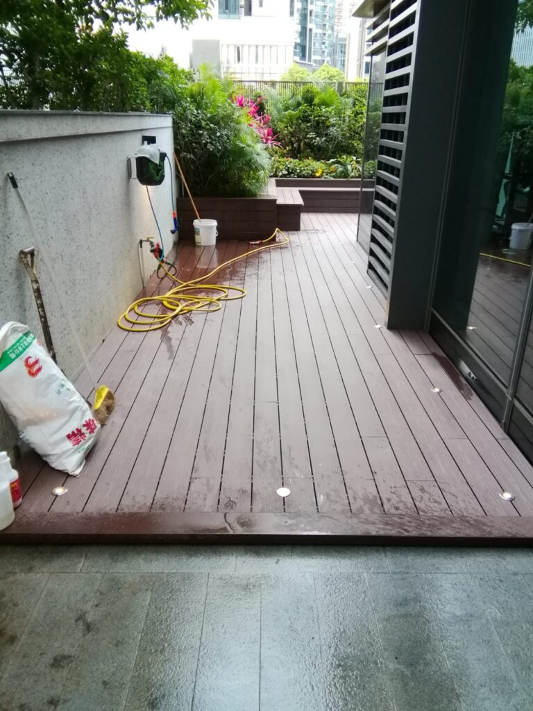 啟德尚珒盈地下後花園戶外木花園工程7