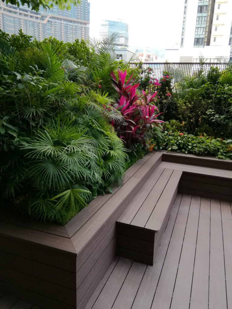 啟德尚珒盈地下後花園戶外木花園工程9