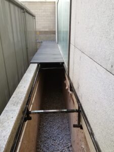 山頂干德道Cluny Park平台戶外木工程3