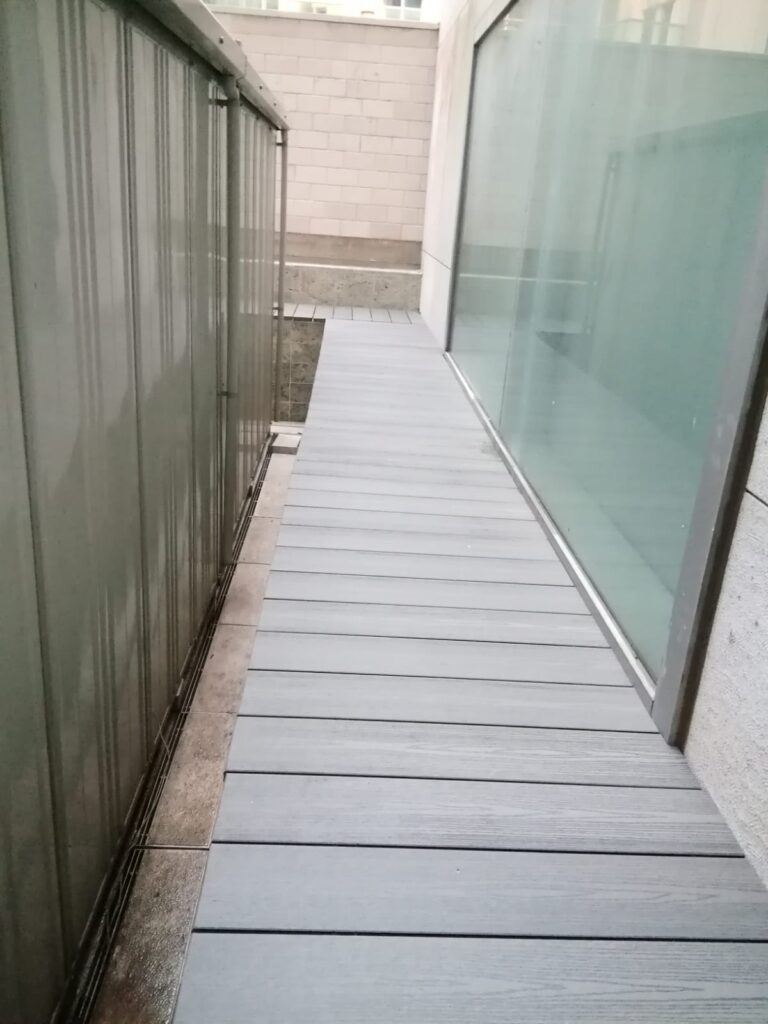 山頂干德道Cluny Park平台戶外木工程5