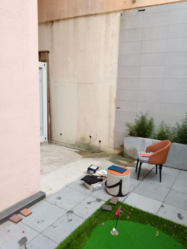 紅山半島獨立屋側花園戶外木工程3