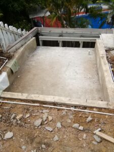 西貢木棉山獨立屋後花園按摩缸工程2