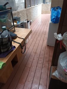 逸瓏灣後花園戶外木工程10