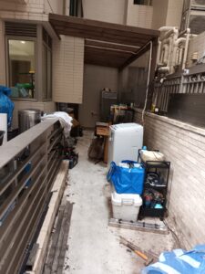 逸瓏灣後花園戶外木工程2