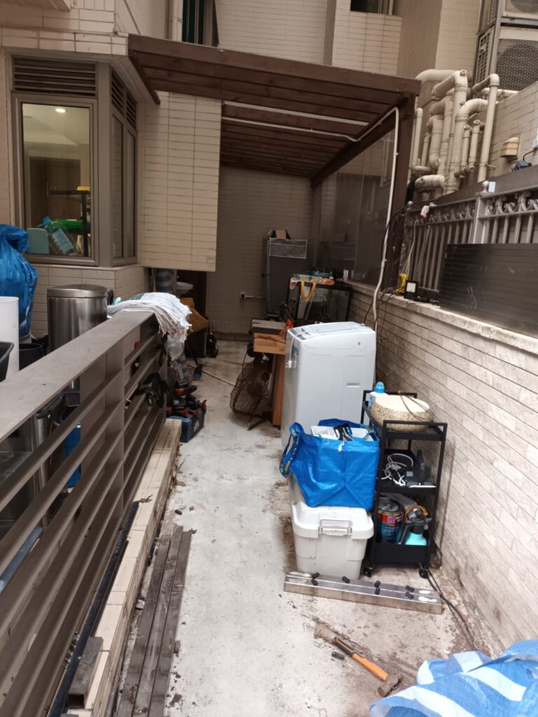 逸瓏灣後花園戶外木工程2