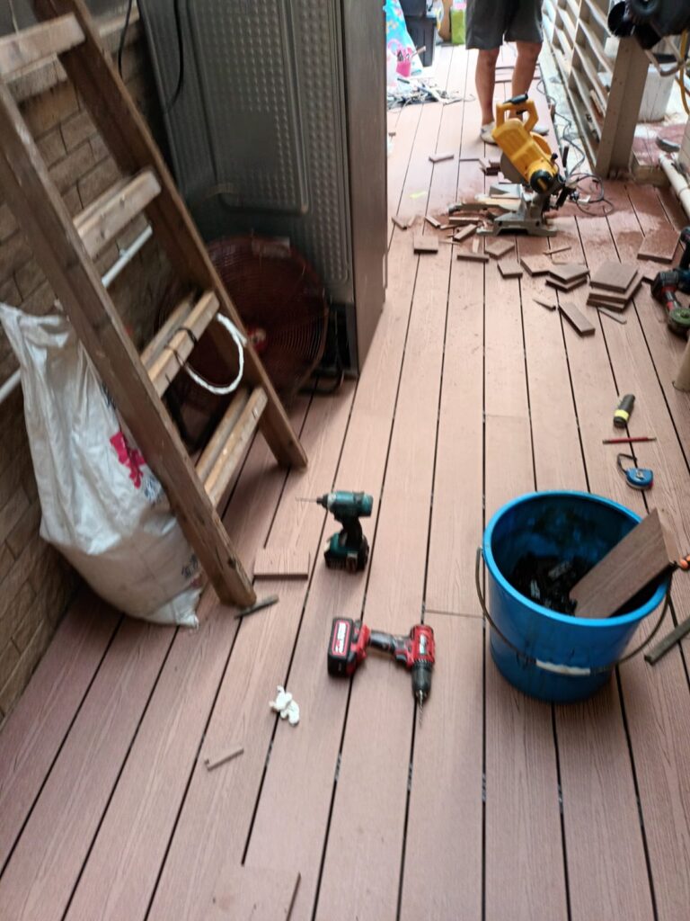 逸瓏灣後花園戶外木工程5