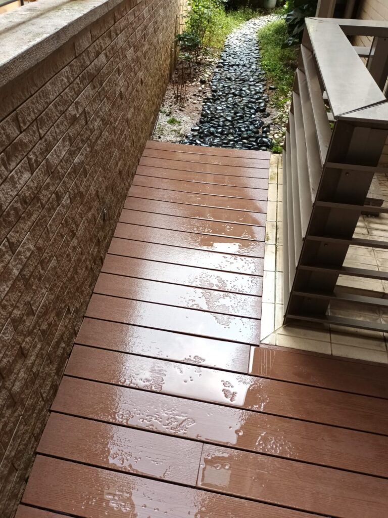 逸瓏灣後花園戶外木工程9