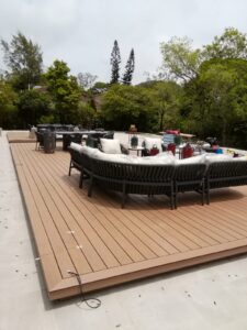 飛鵝山獨立屋後花園戶外木工程13