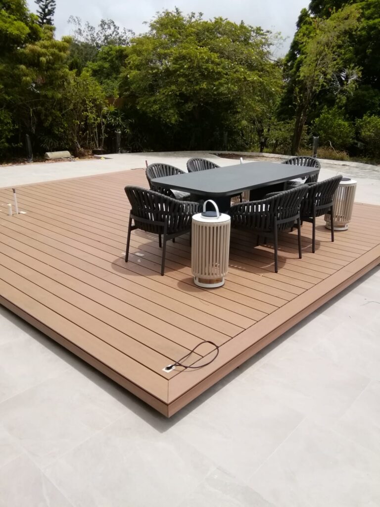 飛鵝山獨立屋後花園戶外木工程17