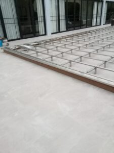 飛鵝山獨立屋後花園戶外木工程2