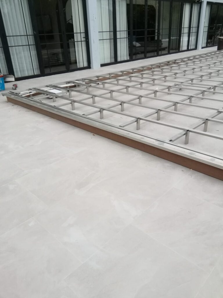 飛鵝山獨立屋後花園戶外木工程2