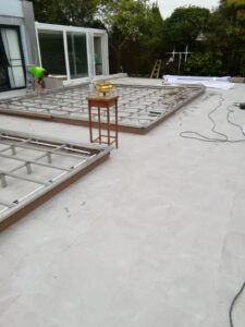 飛鵝山獨立屋後花園戶外木工程3