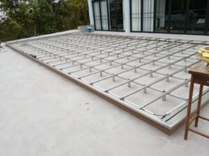 飛鵝山獨立屋後花園戶外木工程4