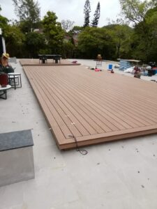 飛鵝山獨立屋後花園戶外木工程7