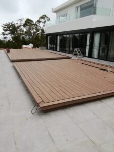 飛鵝山獨立屋後花園戶外木工程8