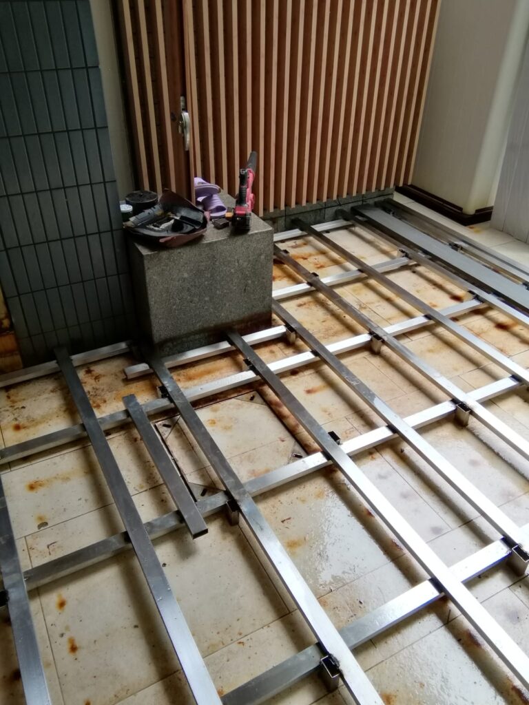 馬鞍山迎海地下戶外木工程1