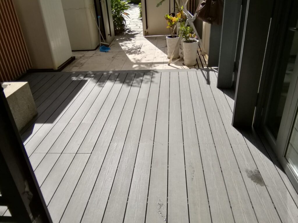 馬鞍山迎海地下戶外木工程5