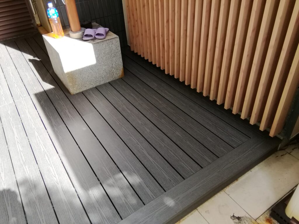 馬鞍山迎海地下戶外木工程8